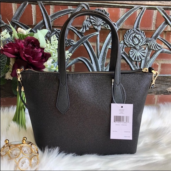 πΉ Kate Spade Small Joeley Glitter Satchel - Picture 7 of 13